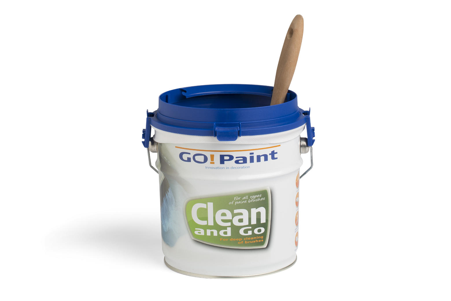 Met Clean and Go maak je een verfborstel in minder dan een minuut helemaal schoon.