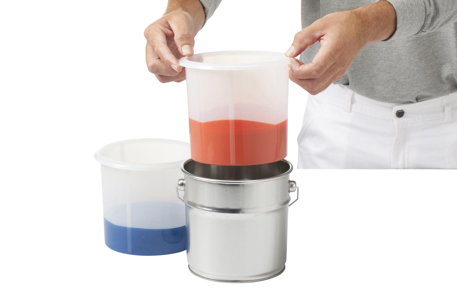 Coral 73311 Essentials Plastic Paint Kettle Container with Metal Handle for Paints and Paste 2.5 Litre