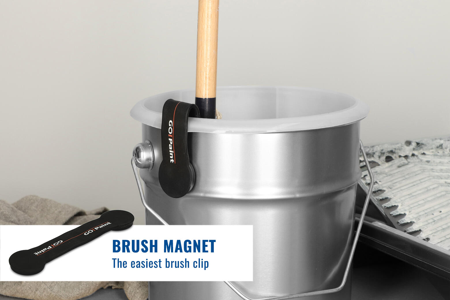 The easiest paintbrush holder: Brush Magnet