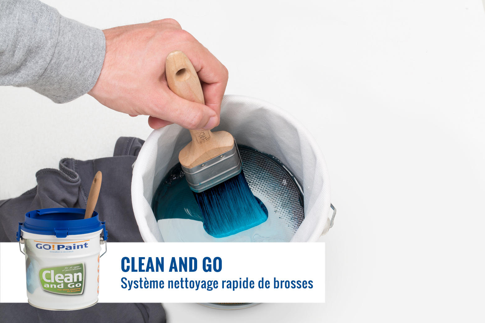 nettoyage rapide en profondeur des brosses: Clean and Go