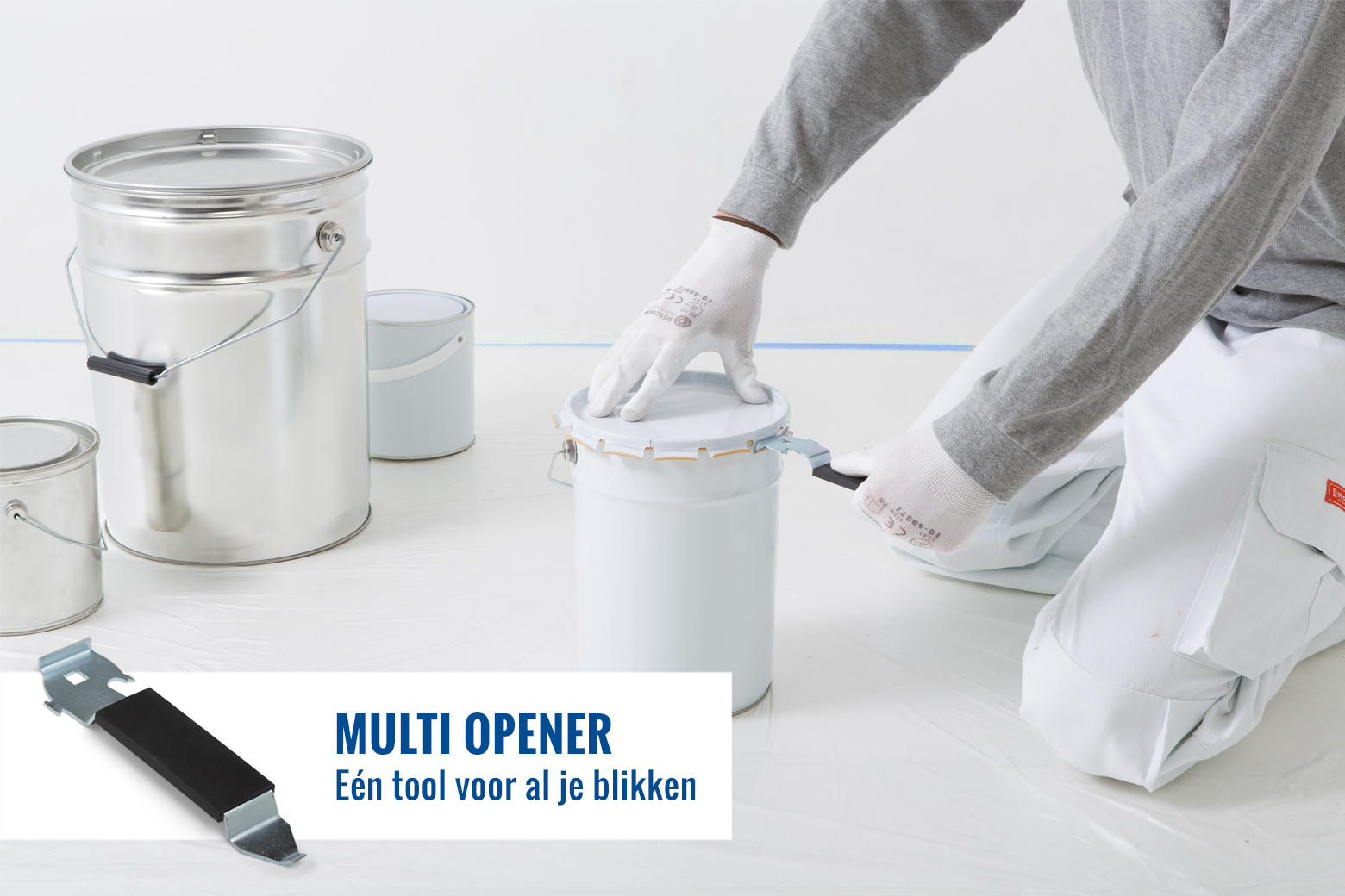 Met de Multi Opener maak je alle soorten blikken gemakkelijk open.