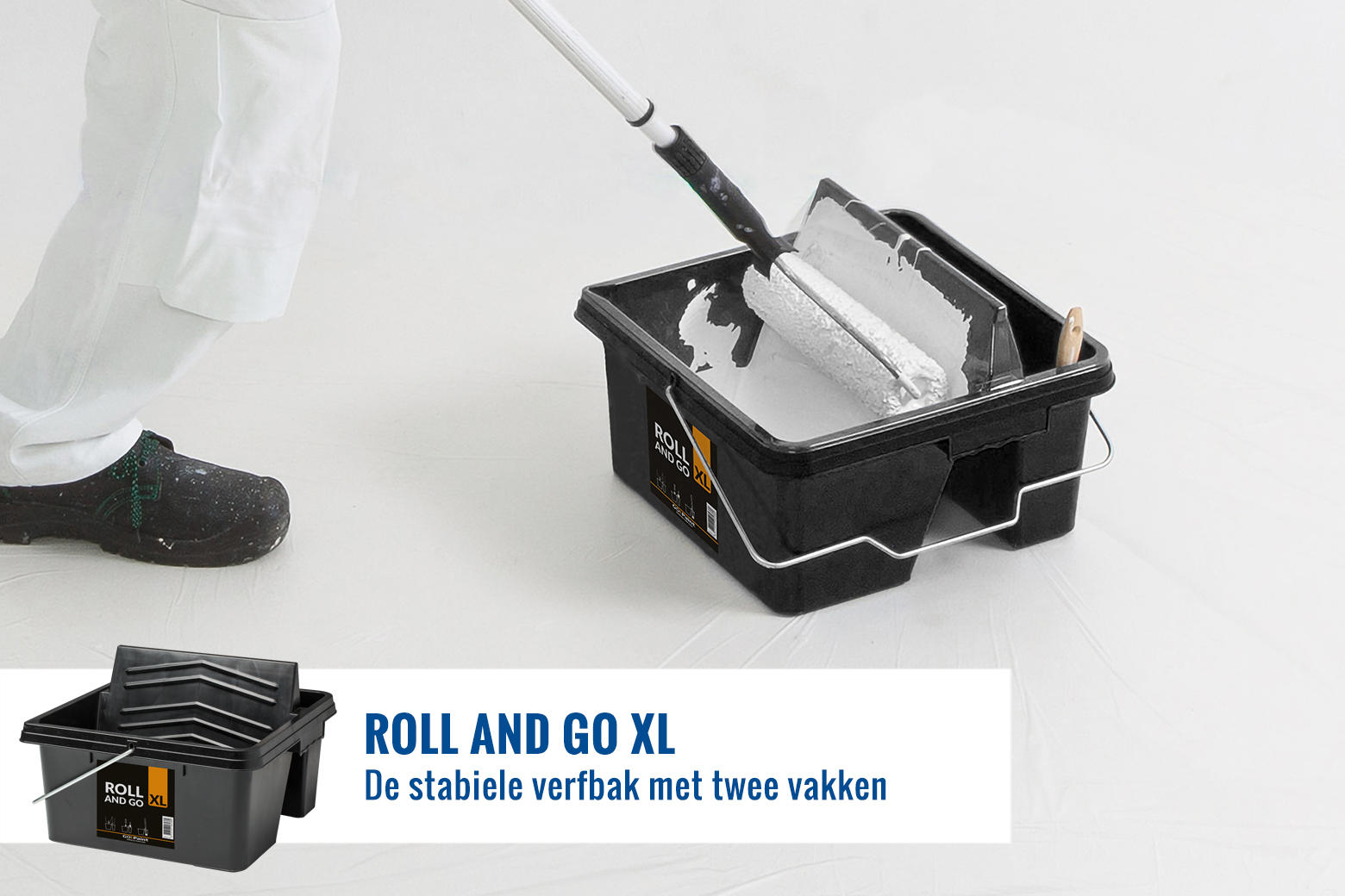 De stevigste verfbak voor rollers: and XL |