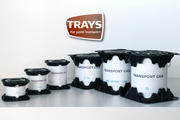 Farbdosen Transport Trays sind in vielen Größen für unterschiedliche Weißblechverpackungen erhältlich.