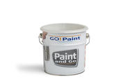Paint and Go ist ein Malereimer mit einem Einstellbehälter aus Kunststoff. 