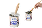 Small pot of gel for storage of one single paint brush.